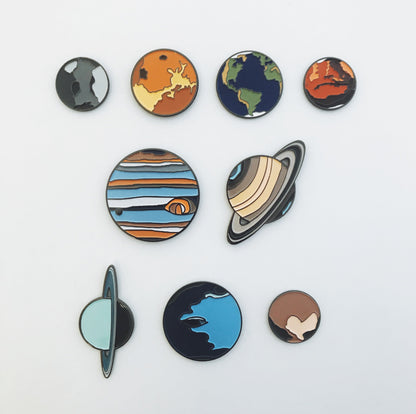 Saturn Enamel Pin