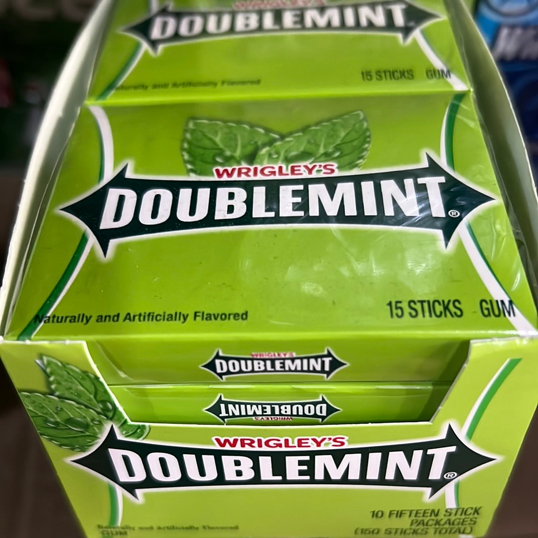 WRIGLEY Doublemint 15 sticks 10 pack