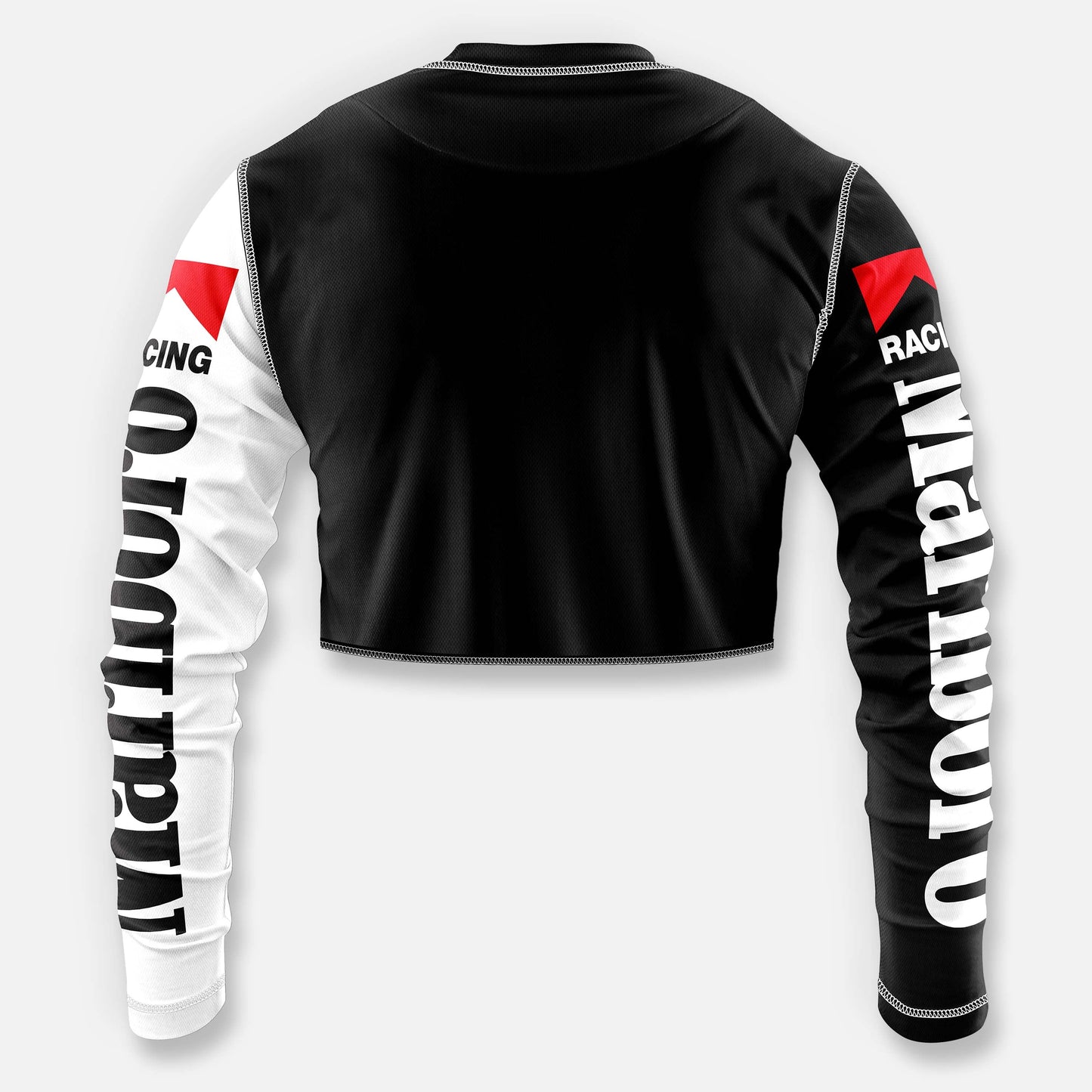 WOMENS CROP FORMULA 1 RACING JERSEY WHITE