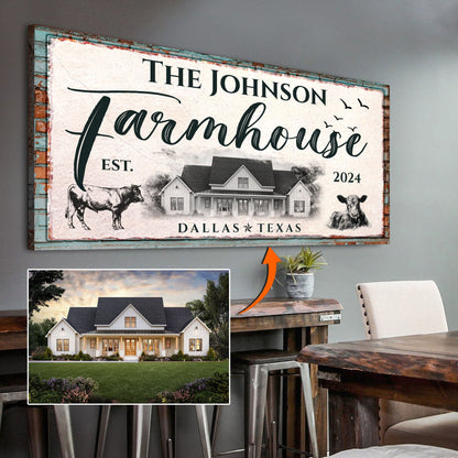 Custom Farmhouse Sign II