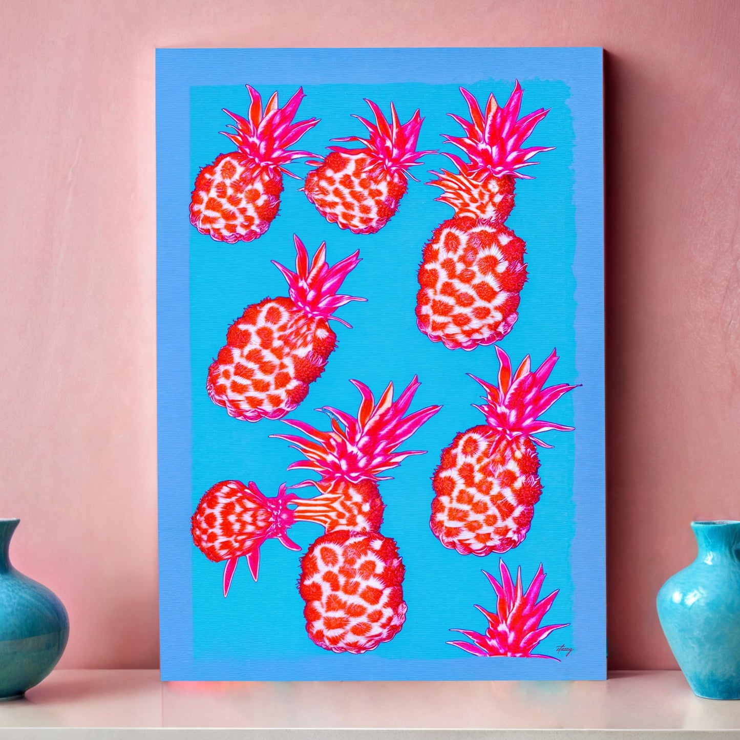 Canvas Print: "Fever Piña"