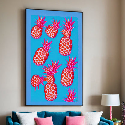 Canvas Print: "Fever Piña"