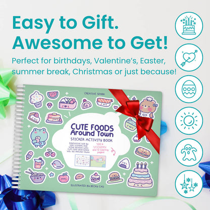 Cute Foods Vol 1 Sticker Book