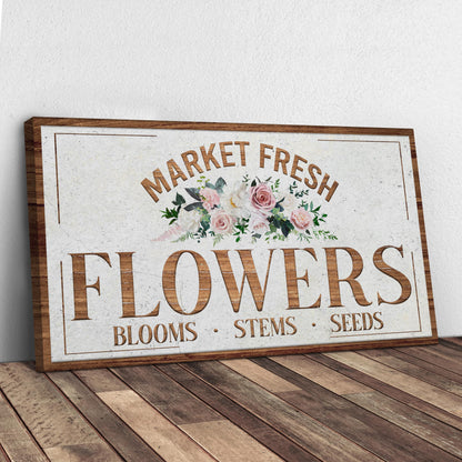 Fresh Flower Market Sign II
