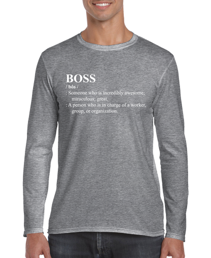 BOSS Definition Men's Long Sleeve Shirt