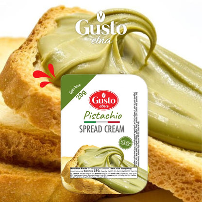 Gusto Etna, Pistachio Cream Cups, 4 Cups x 20g