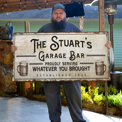 Garage Bar Sign