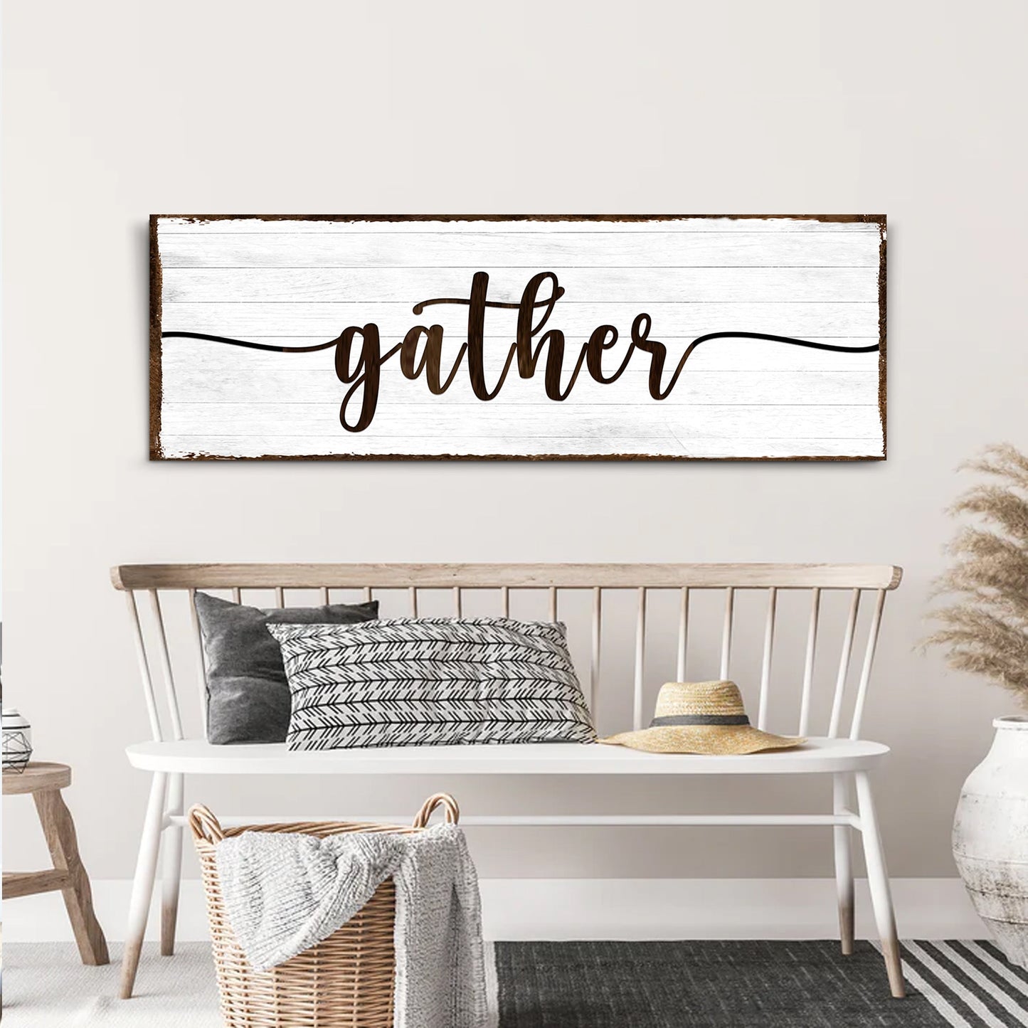 Gather Wall Art Sign II