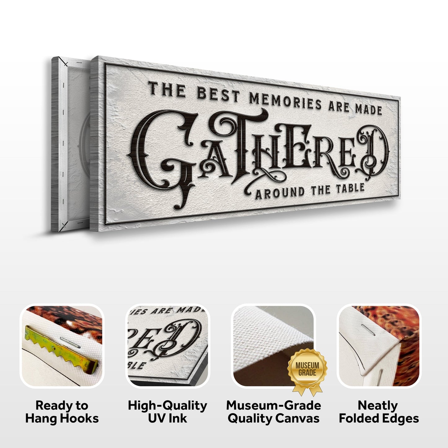 Gathered Around Table Sign II