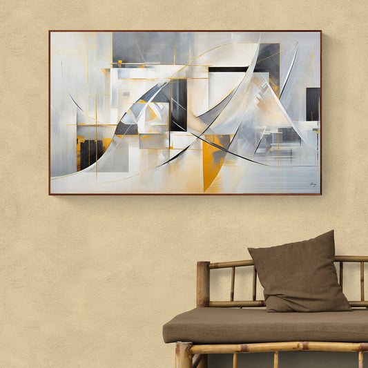 Canvas Print: "Geometric Whispers"