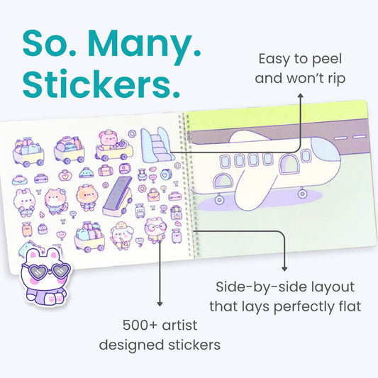 Going on a Trip Sticker Book