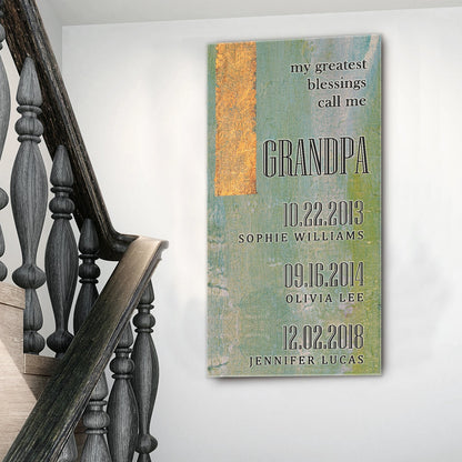 Grandfather's Name Sign