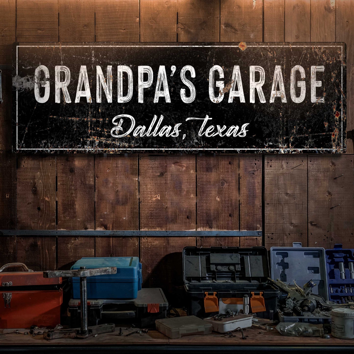 Grandpa's Garage Sign