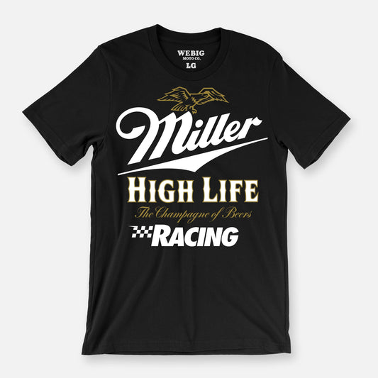 HIGH LIFE RACING TEE BLACK