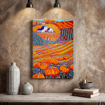 Canvas Print: "Harvest Hues"