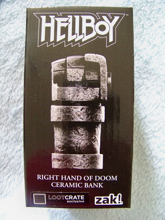 Hellboy Right Hand of Doom Ceramic Coin Bank Loot Crate August 2016