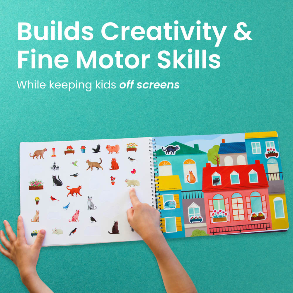 Hello Cats Sticker Book