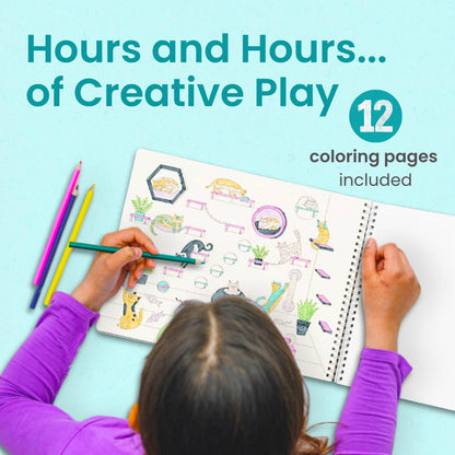 Hello Cats Sticker Book