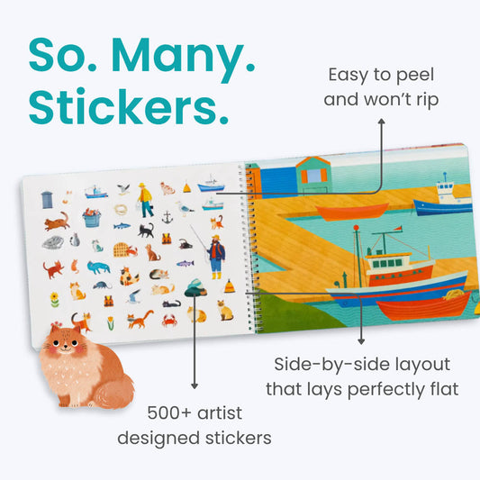 Hello Cats Sticker Book