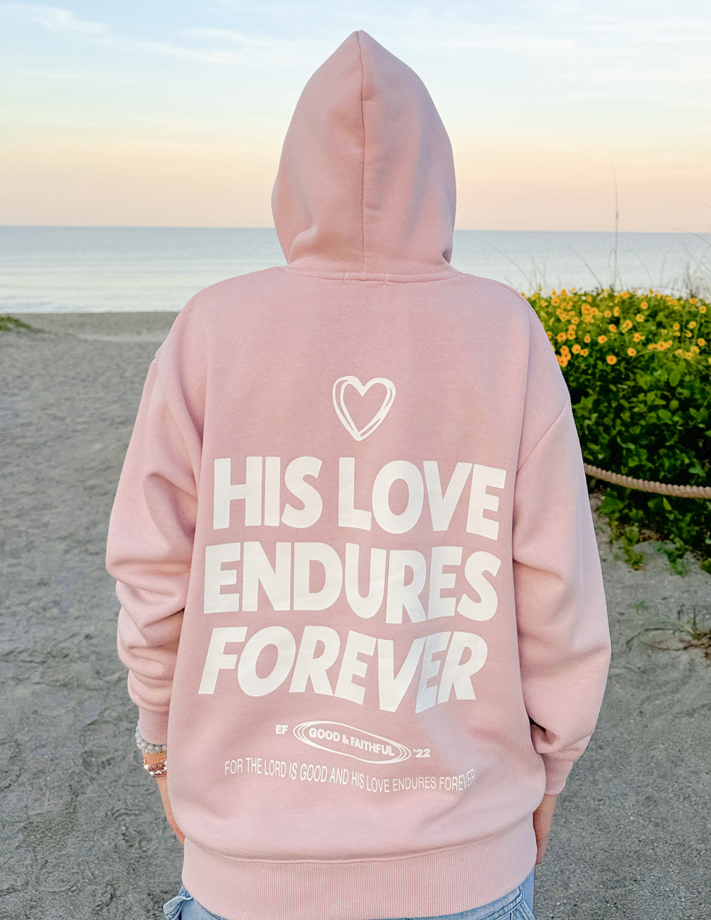 His Love Endures Forever Unisex Hoodie