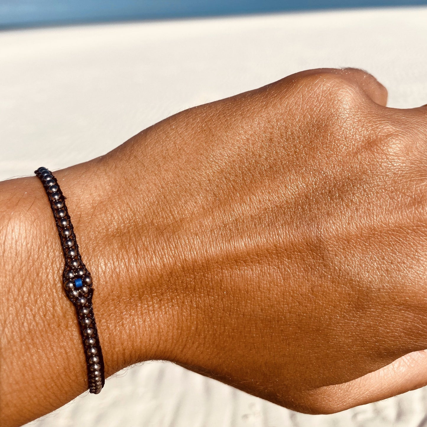 Sterling Silver Beaded Bracelet