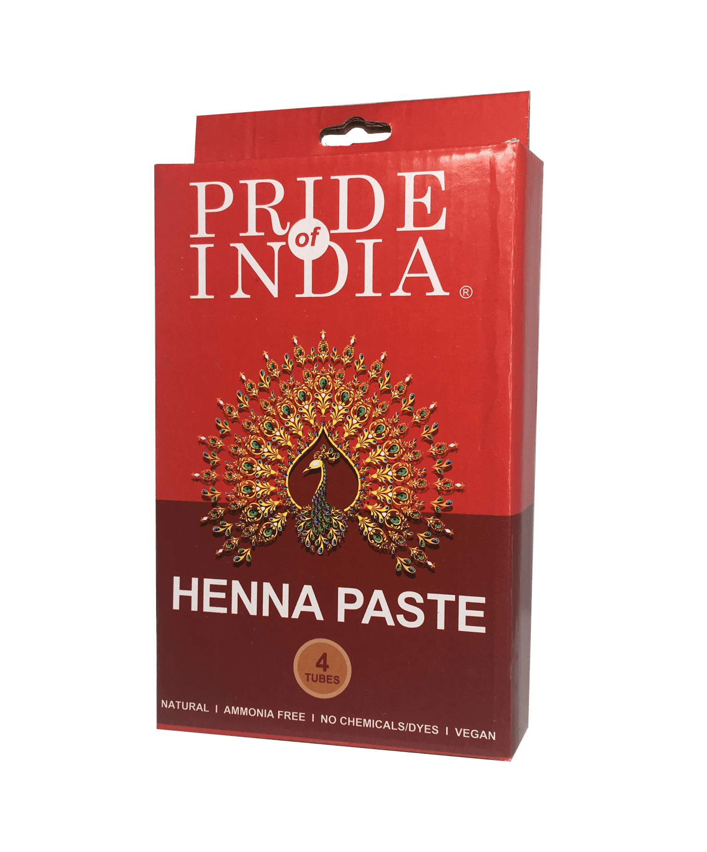 Herbal Henna Tattoo Mehendi Paste - BUY 1 GET 1 FREE  - 1.25oz Tube (100% Natural)