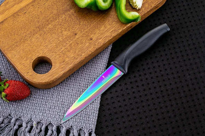Kitchen Knife Set - Black Handle