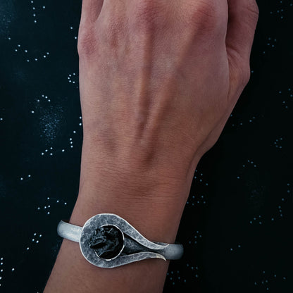 Comet Meteorite Cuff Bracelet