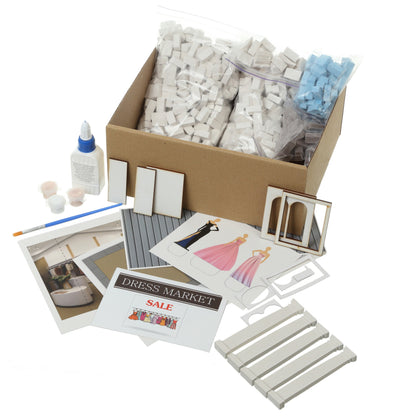 Mini Bricks Construction Set - Dress Market