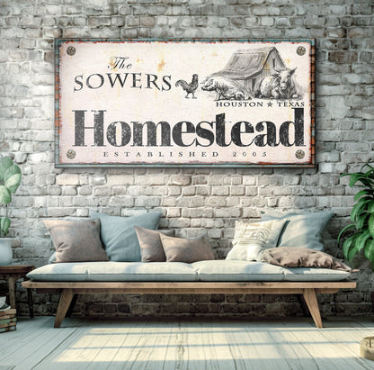 Homestead Sign III