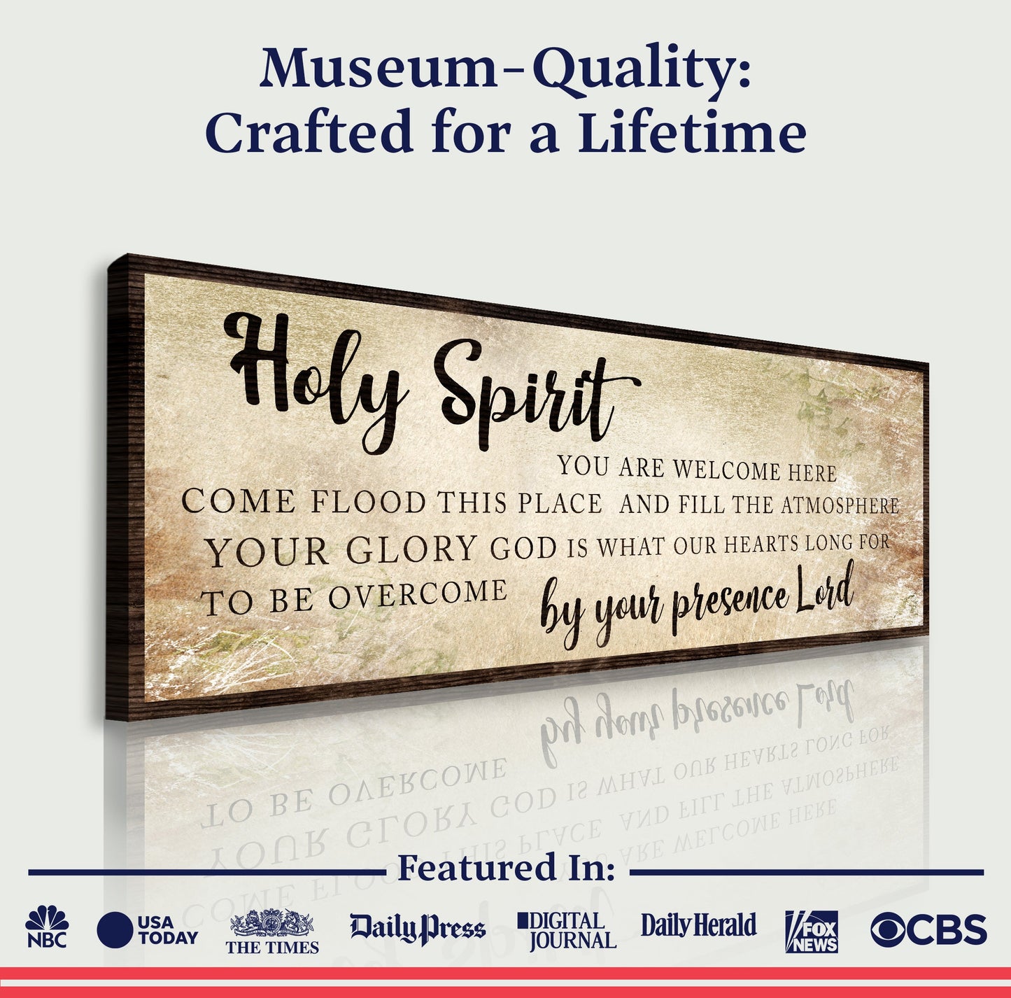 Holy Spirit You Are Welcome Here Sign VI