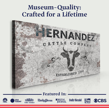 Cattle Company Sign II