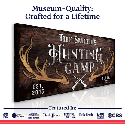 Family Hunting Camp Sign