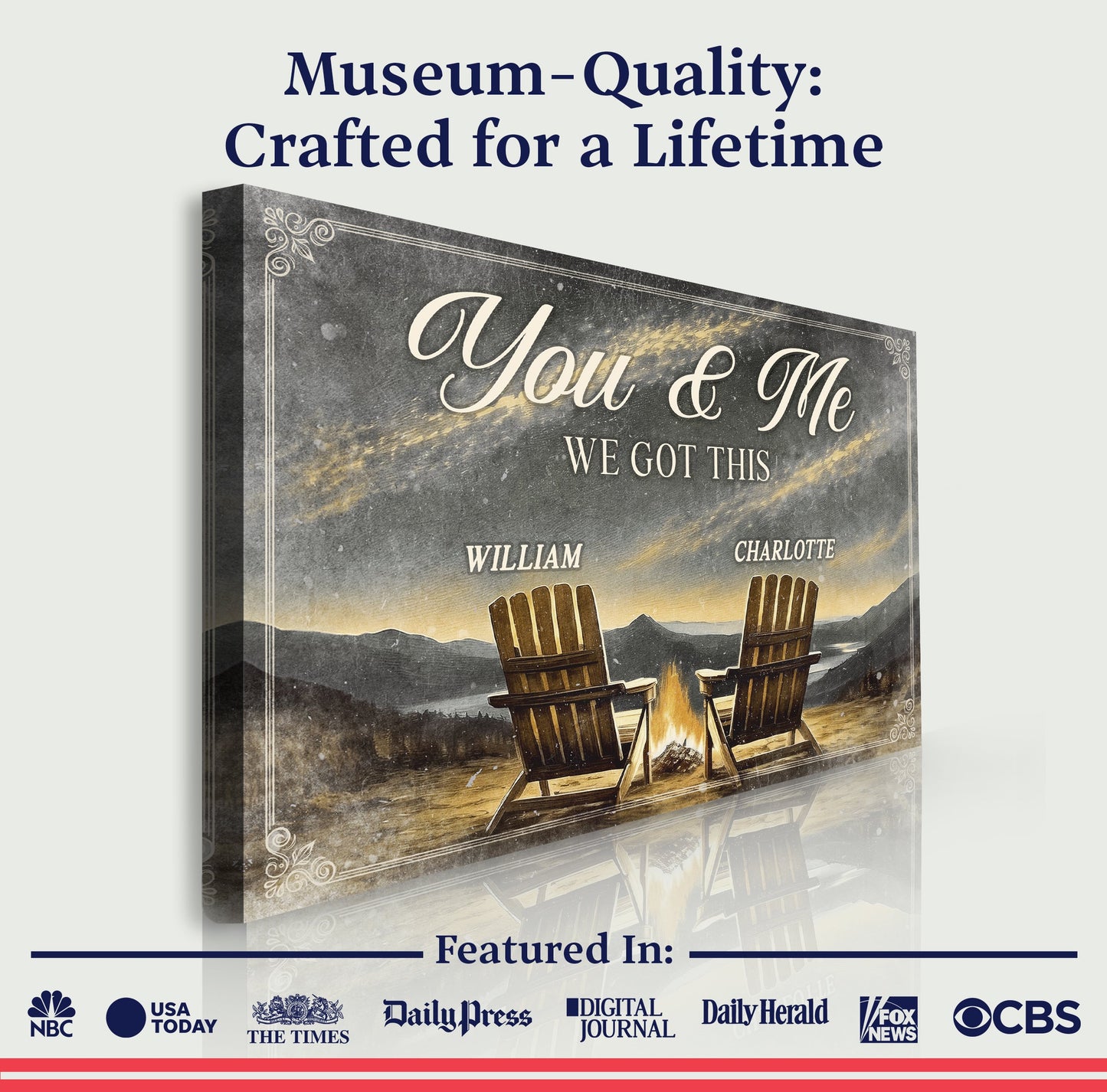 Camping Themed We Got This Couple Sign