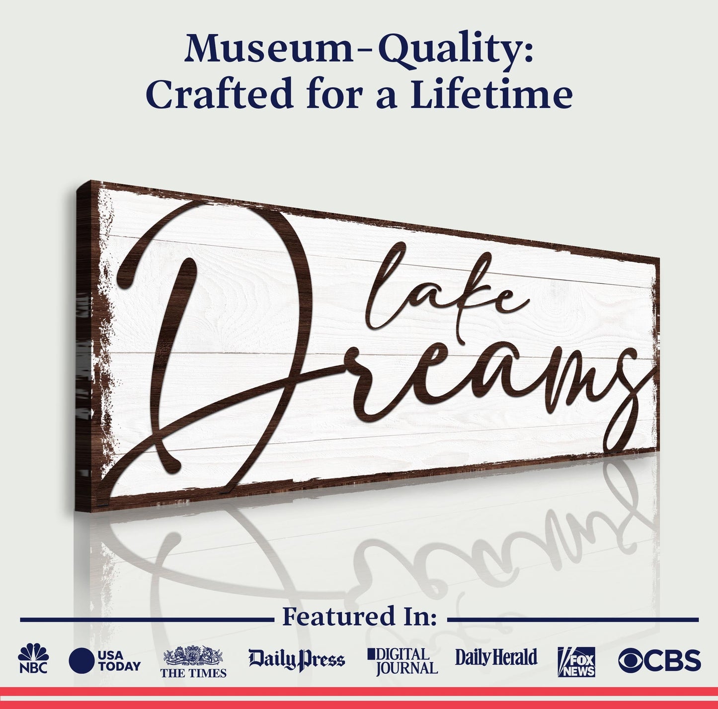 Lake Dreams Sign
