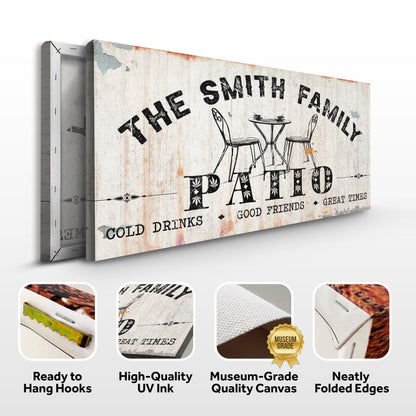 Family Patio Sign III