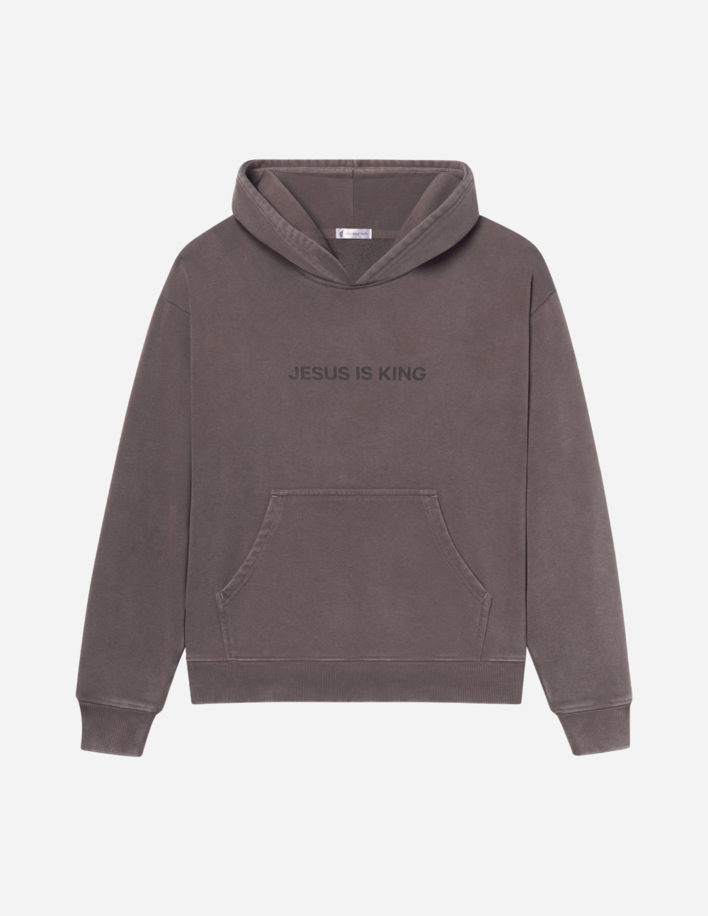 Jesus Is King Brown Unisex Hoodie