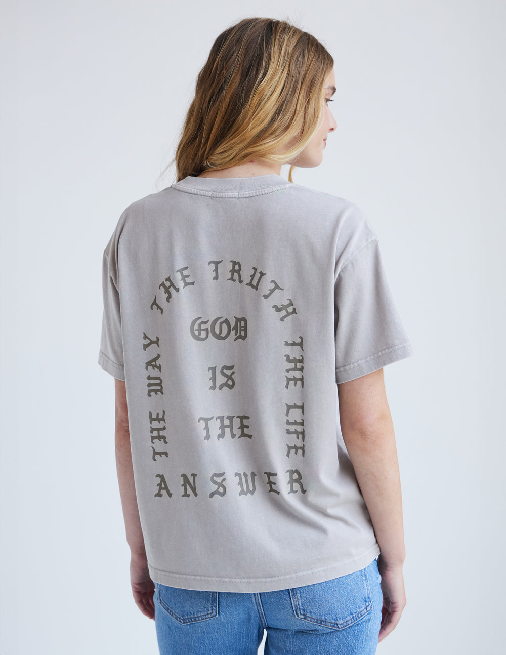 Jesus Saves Taupe Unisex Tee