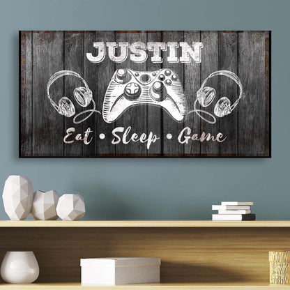 Eat Sleep Game Sign