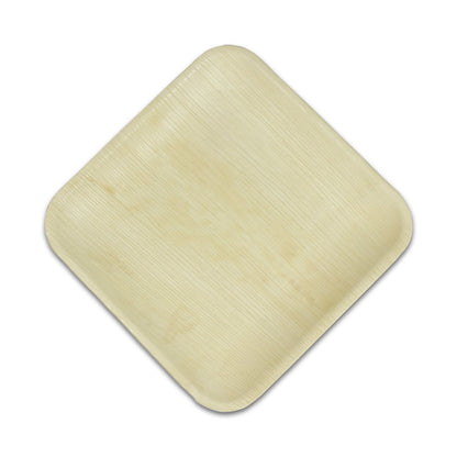 Palm Leaf Square Plates 8" Inch (Set of 100/50/25)