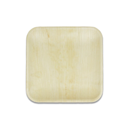 Palm Leaf Square Plates 8" Inch (Set of 100/50/25)