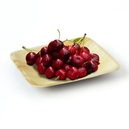 Palm Leaf Square Plates 8" Inch (Set of 100/50/25)