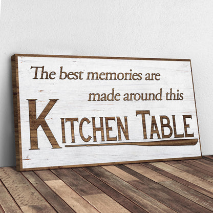 Kitchen Table Wall Art Sign