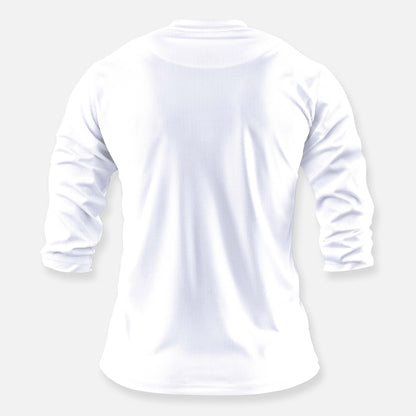 HIGH LIFE RACING 3/4 SLEEVE BIKE JERSEY WHITE