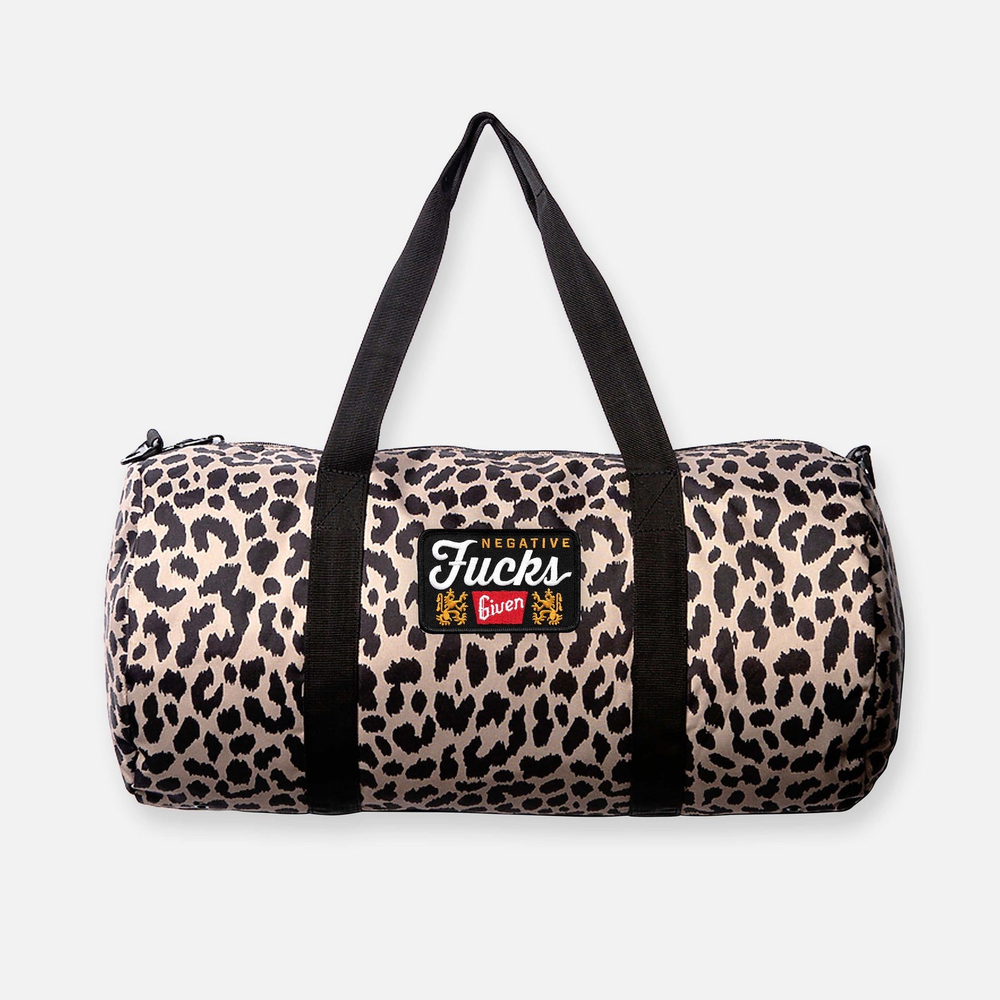 LESS THAN ZERO CHEETAH DUFFEL BAGS