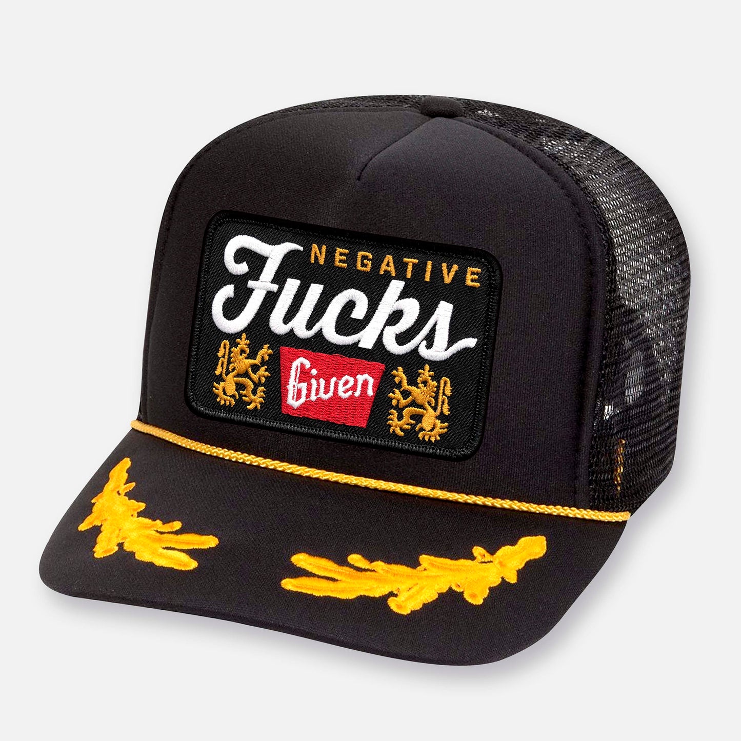 LESS THAN ZERO CURVED BILL PATCH HAT