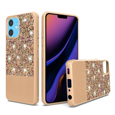 iPhone 11 Glitter Hybrid Case
