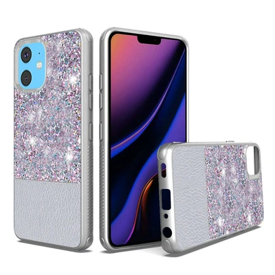 iPhone 11 Glitter Hybrid Case