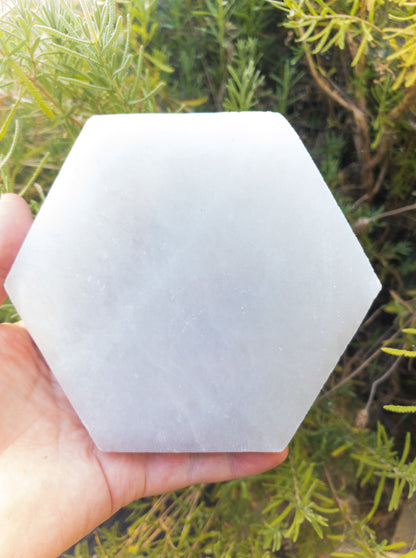 Selenite Shapes Charging Plates