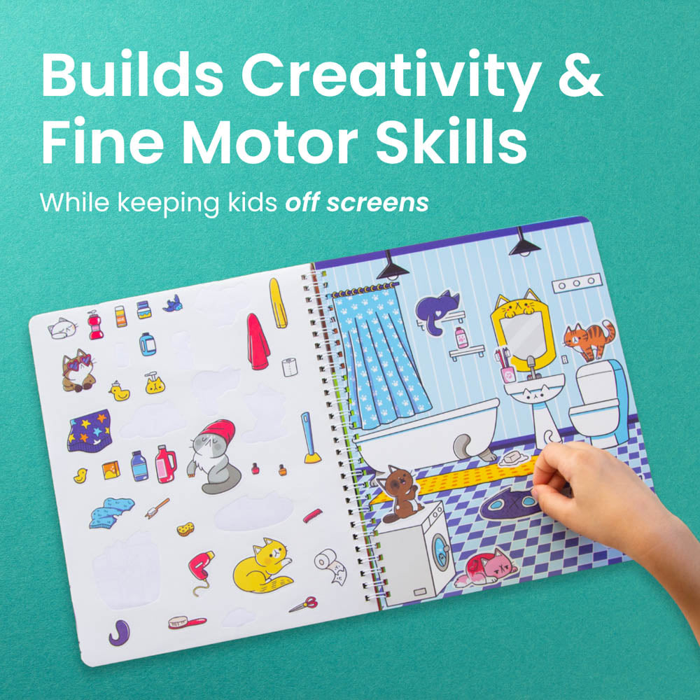 Land of Cats Sticker Book